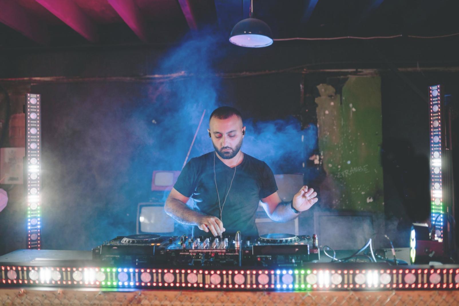 Detailansicht eines Kompositionsprozesses am Computer